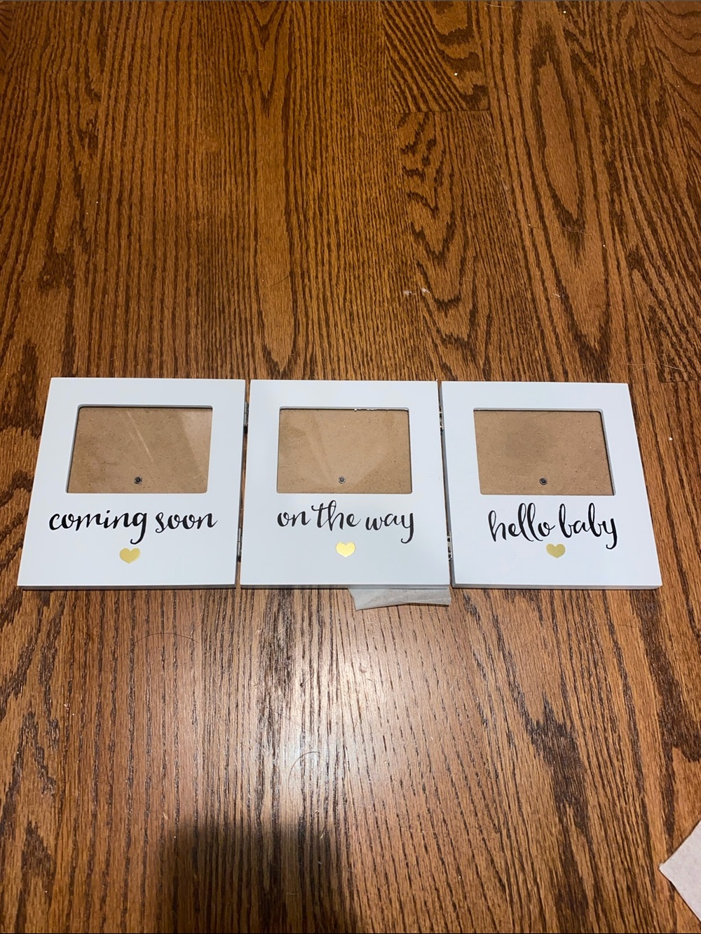 White Baby Photo Frame Set